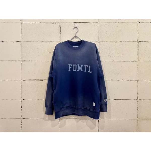 画像1: FDMTL LOGO SWEAT SHIRT 3YR WASH (1)