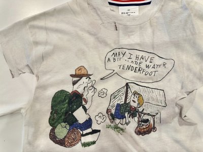 画像2: SEVESKIG Vintage Graphic Trompe-l'œil S/SL Tee