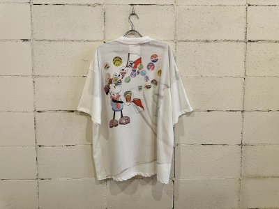 画像1: SEVESKIG Vintage Graphic Trompe-l'œil S/SL Tee