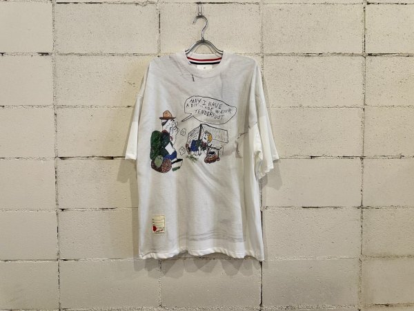 画像1: SEVESKIG Vintage Graphic Trompe-l'œil S/SL Tee (1)