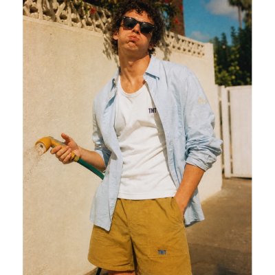 画像2: TMT WASHER COTTON LINEN SHIRT