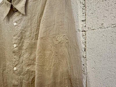 画像2: TMT WASHER COTTON LINEN SHIRT