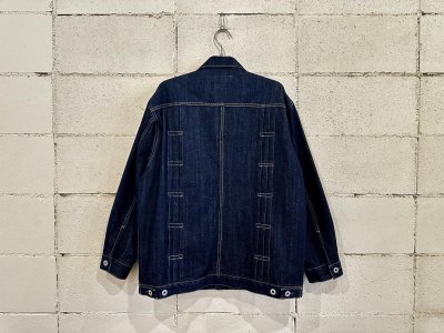 画像1: FDMTL PLEATS DENIM JACKET RINSE