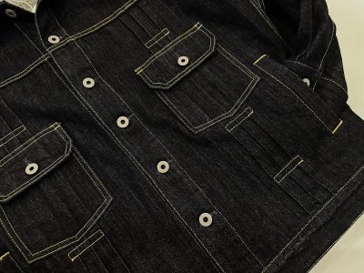 画像2: FDMTL PLEATS DENIM JACKET RINSE